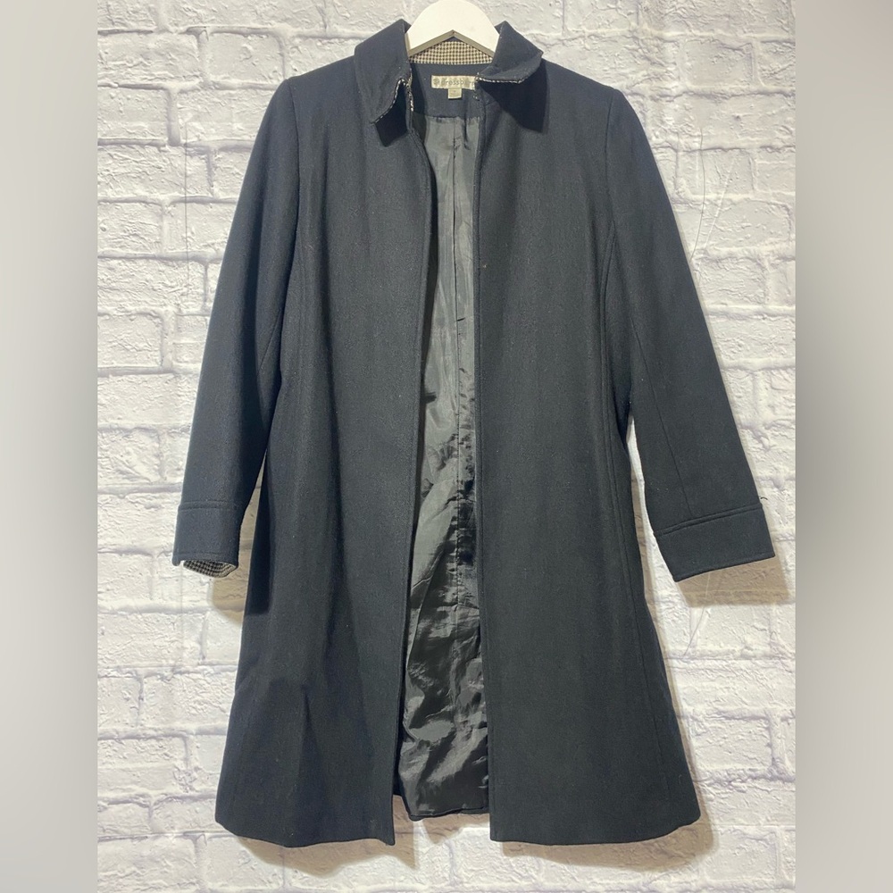 Dress barn coat long color black
